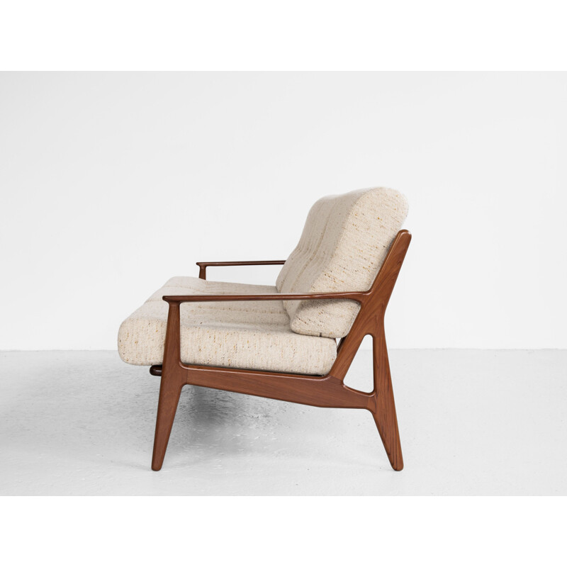 Vintage teak sofa by Arne Vodder for Vamø 1960s