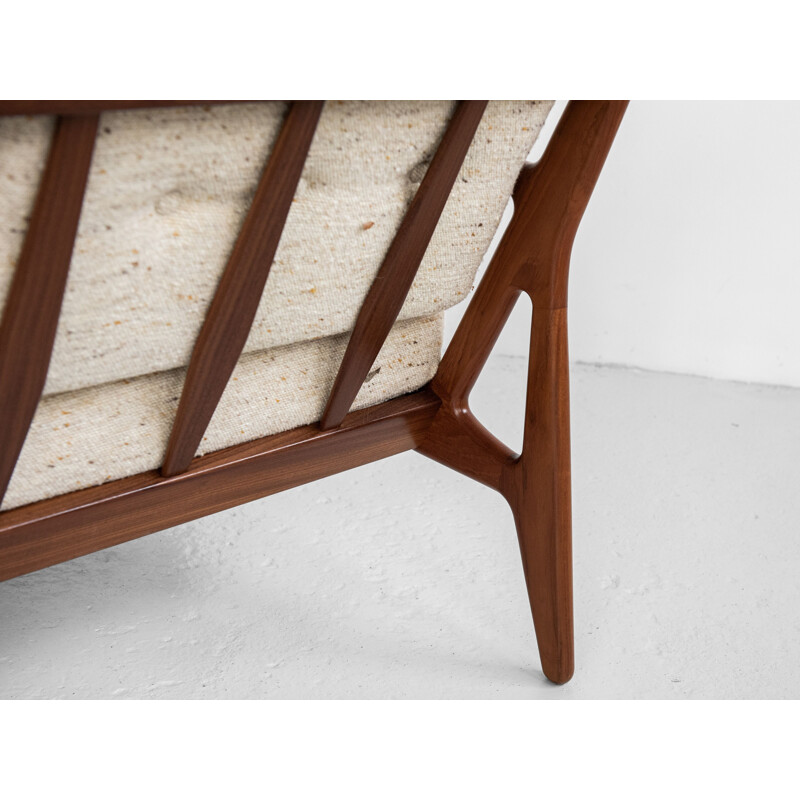 Vintage teak sofa by Arne Vodder for Vamø 1960s