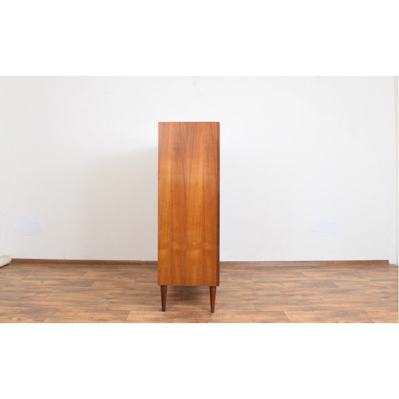 Vintage teak curtain cabinet Denmark 1960s