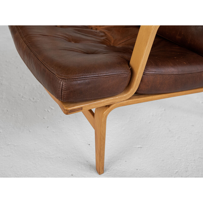 Vintage armchair by Bruno Mathsson for Dux Denmark 1960s