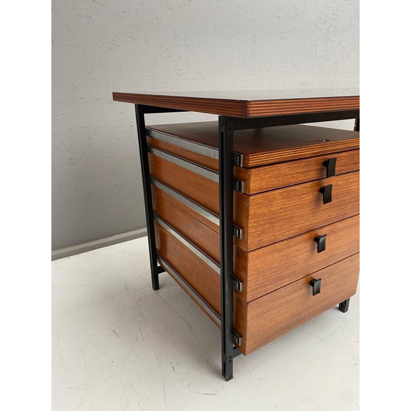 Vintage desk by Jules Wabbes for Mobilier universel Belgium 1960s