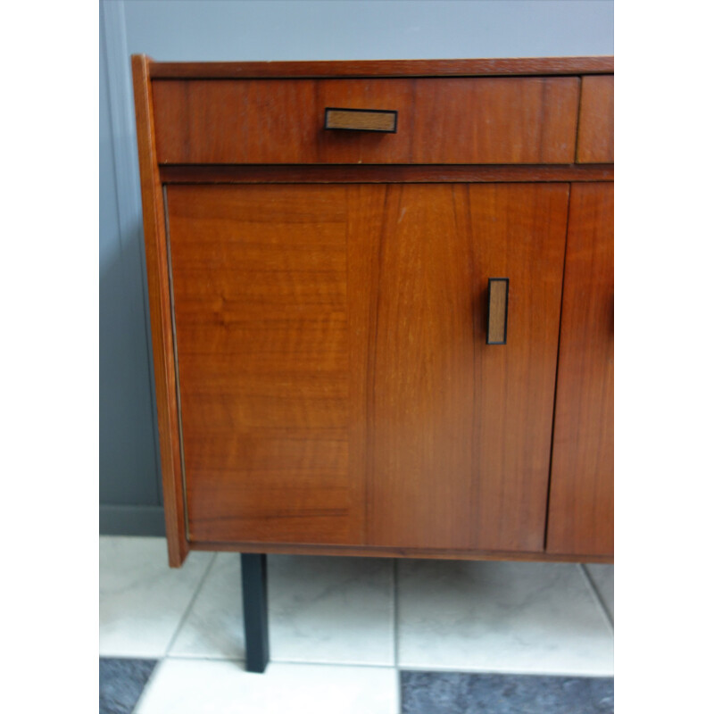 Vintage wooden shoe cabinet 1960s