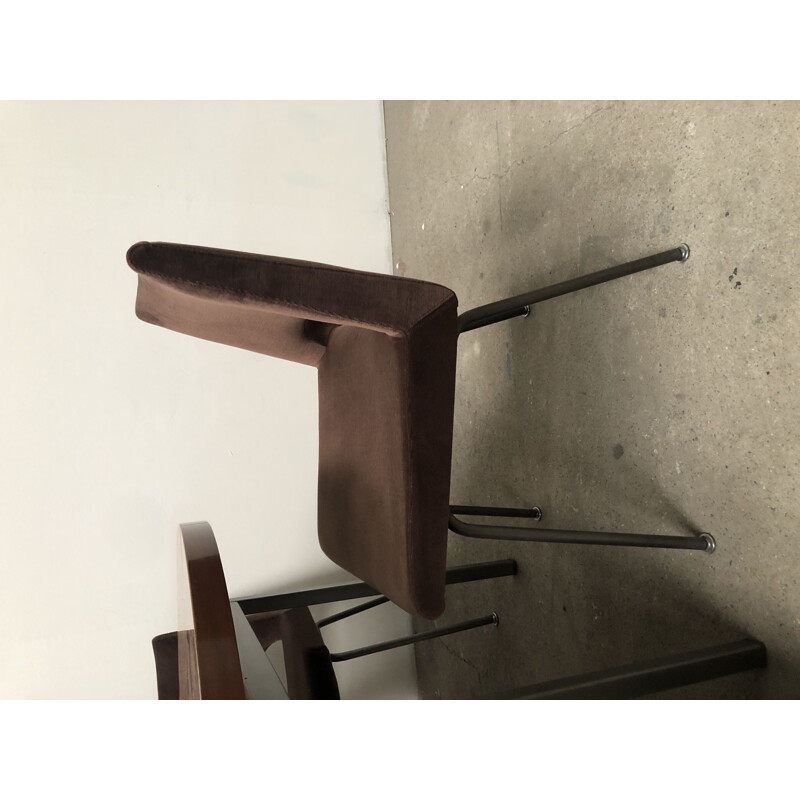 Table et chaises vintage par Georges Frydman 