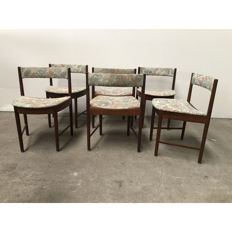Set of 6 vintage teak chairs Mcintosh