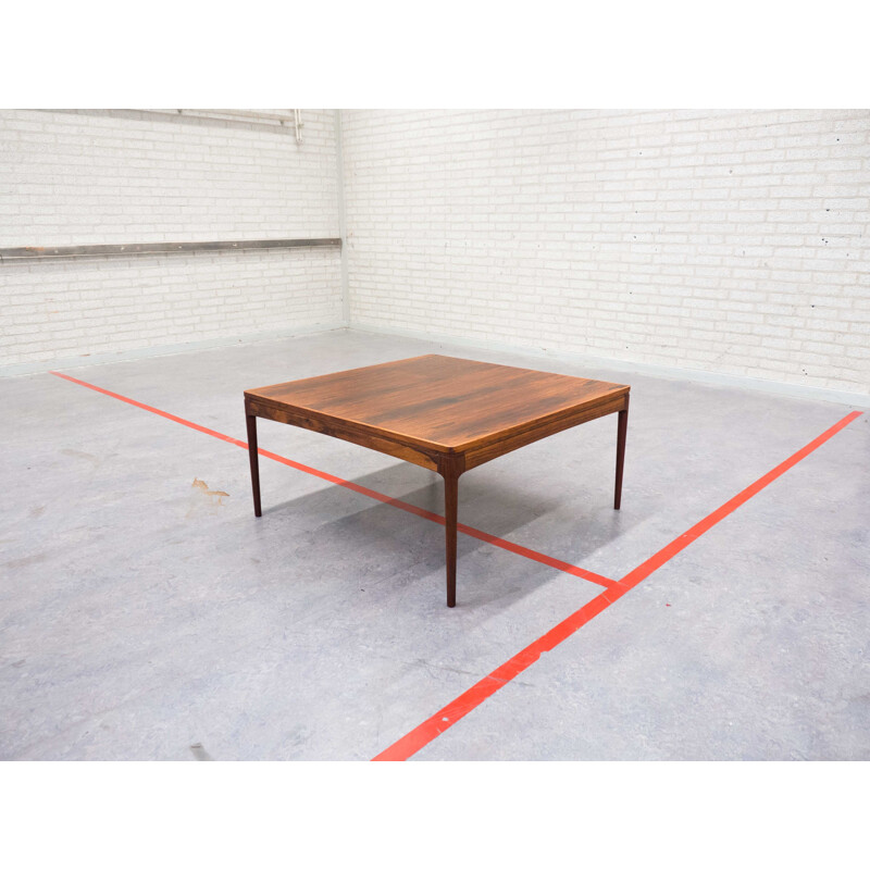 Mid-century Scandinavian AJ Iversen coffee table in rosewood, Ole WANSCHER - 1950s