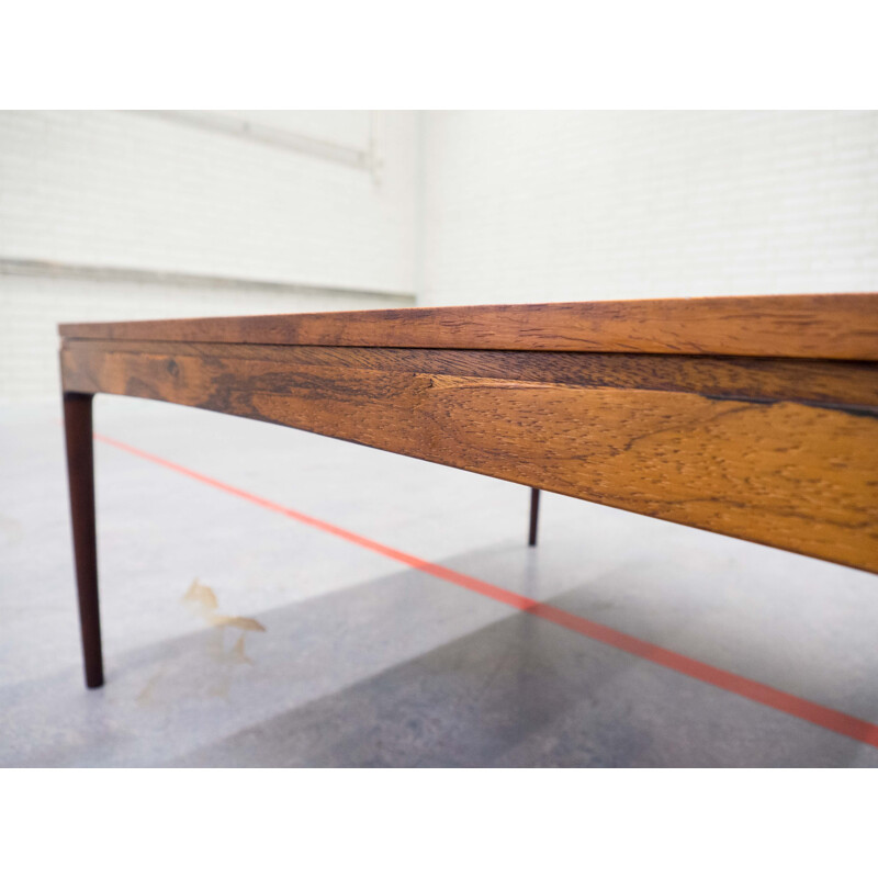 Mid-century Scandinavian AJ Iversen coffee table in rosewood, Ole WANSCHER - 1950s