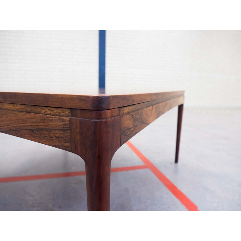 Mid-century Scandinavian AJ Iversen coffee table in rosewood, Ole WANSCHER - 1950s
