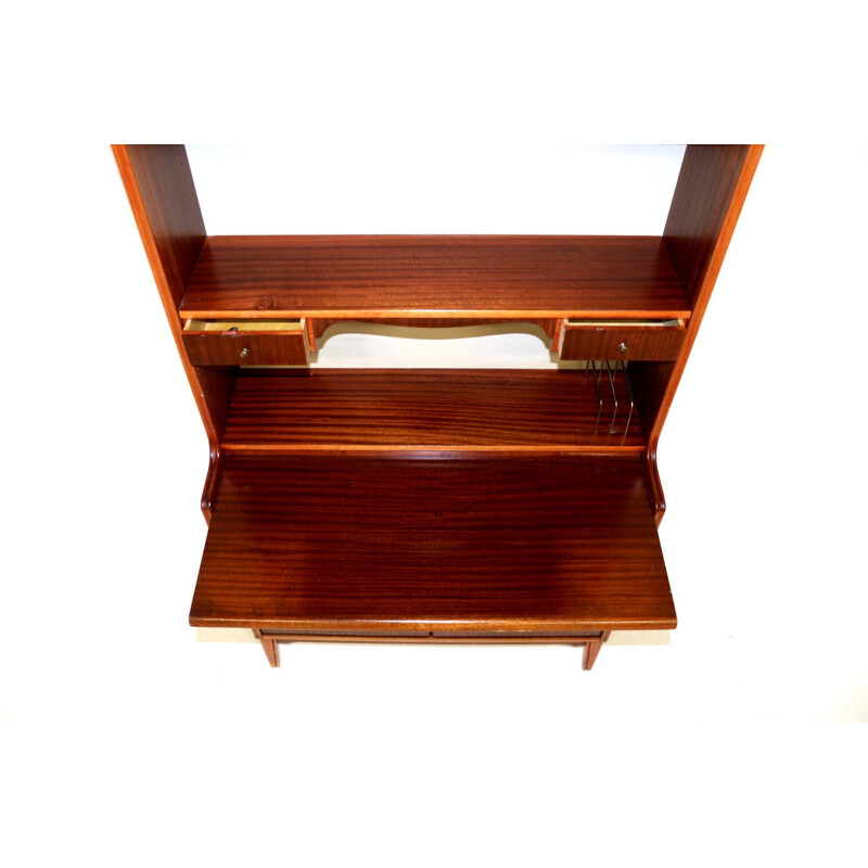 Vintage mahogany Sweden desk 1960s