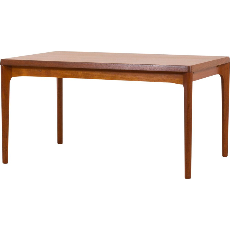  Vintage teak extension table by Henning Kjaernulf Denmark 1960s