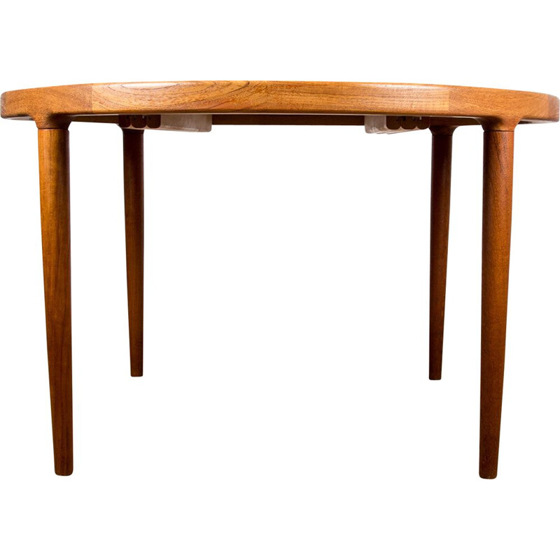 Vintage large teak table scandinavian  1960s