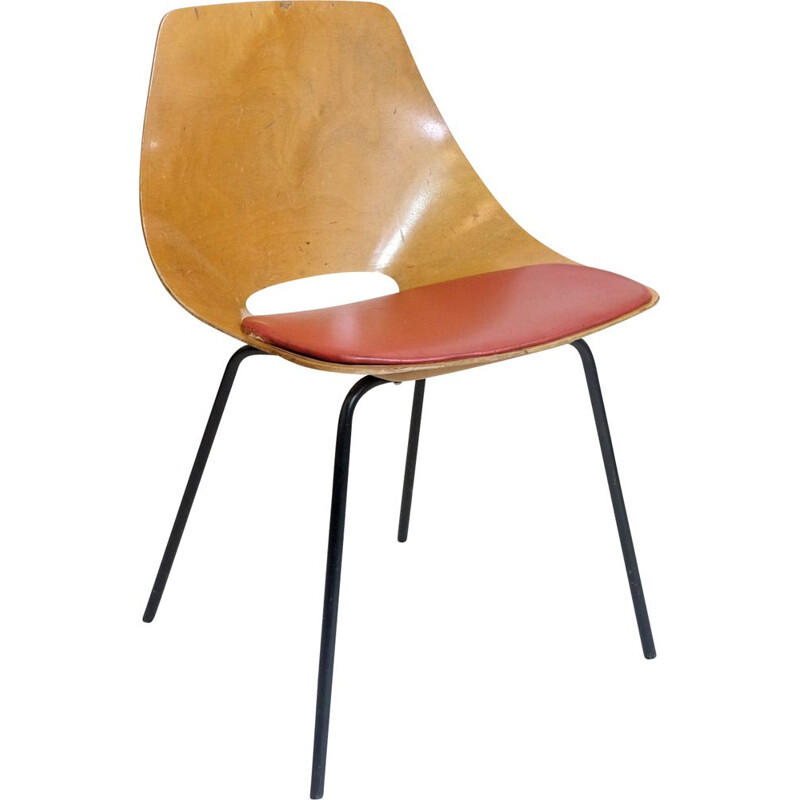 Vintage Chair Pierre Guariche Barrel  1950s