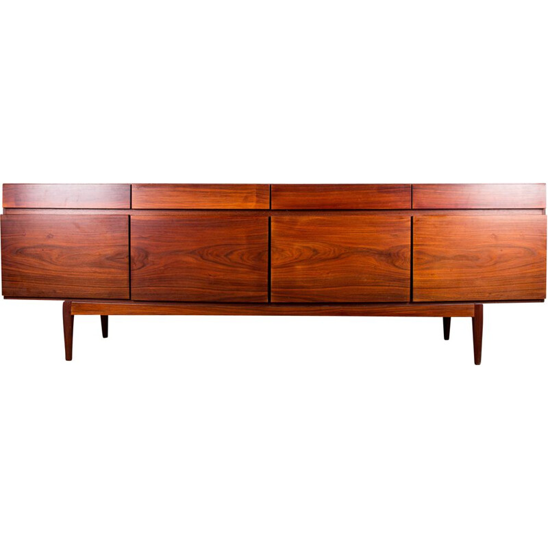 Vintage Large rosewood sideboard by Ib Kofod Larsen 1960s