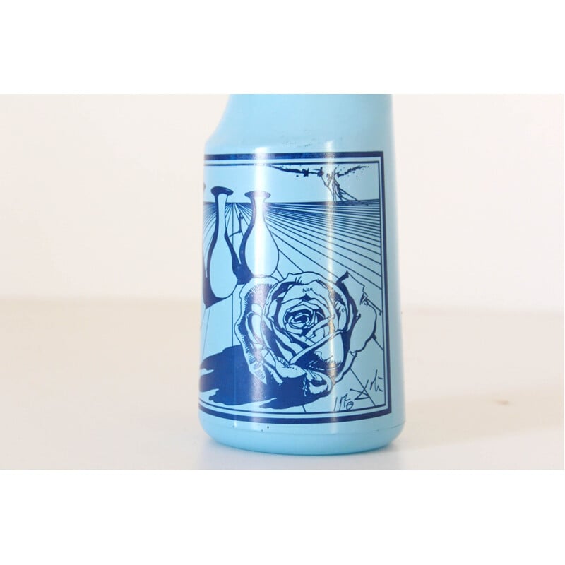 Vintage-Likörflasche aus farbigem Glas von Salvador Dali für Rosso Antico Ltd, 1970