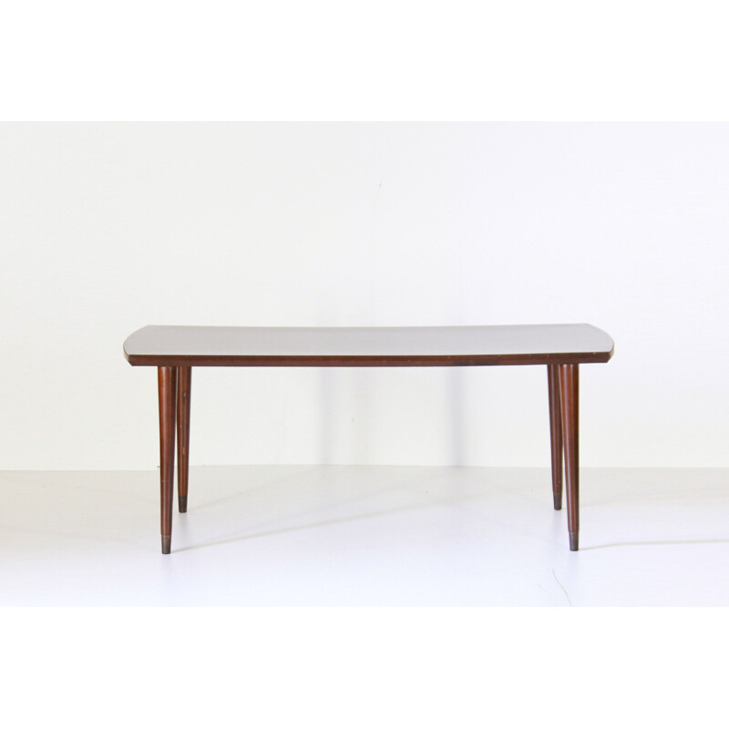 Table basse scandinave vintage en bois, 1960