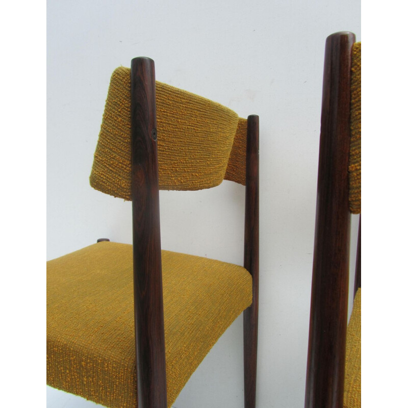 Pair of rosewood dining chairs,  Aksel BENDER MADSEN - 1960s