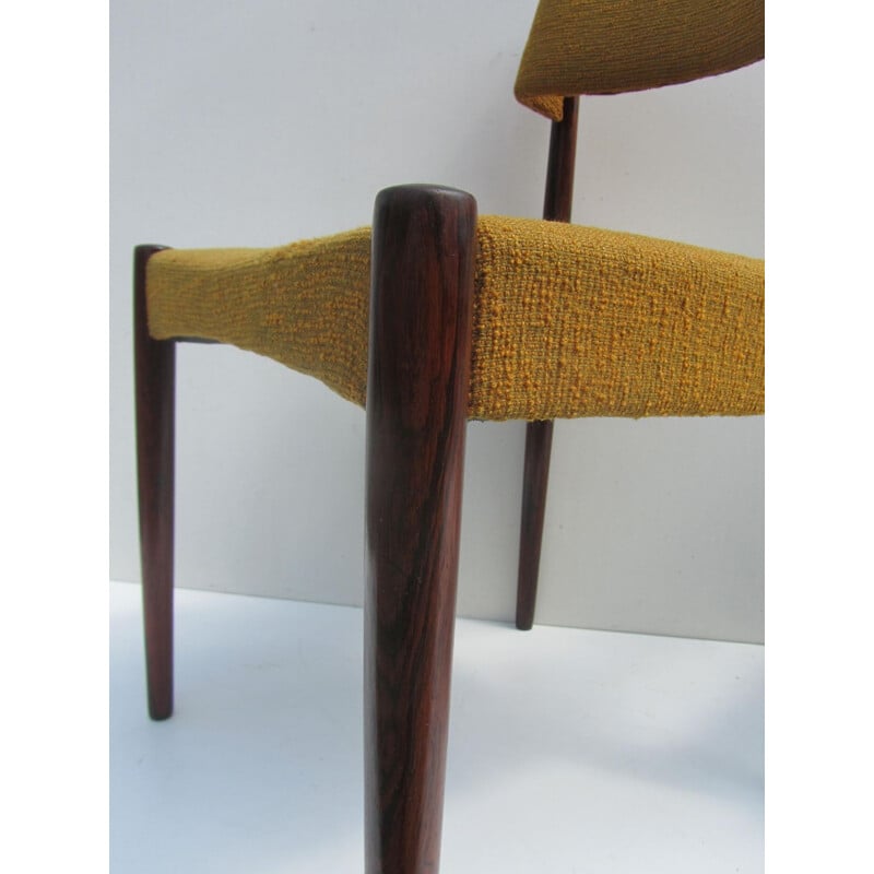 Pair of rosewood dining chairs,  Aksel BENDER MADSEN - 1960s