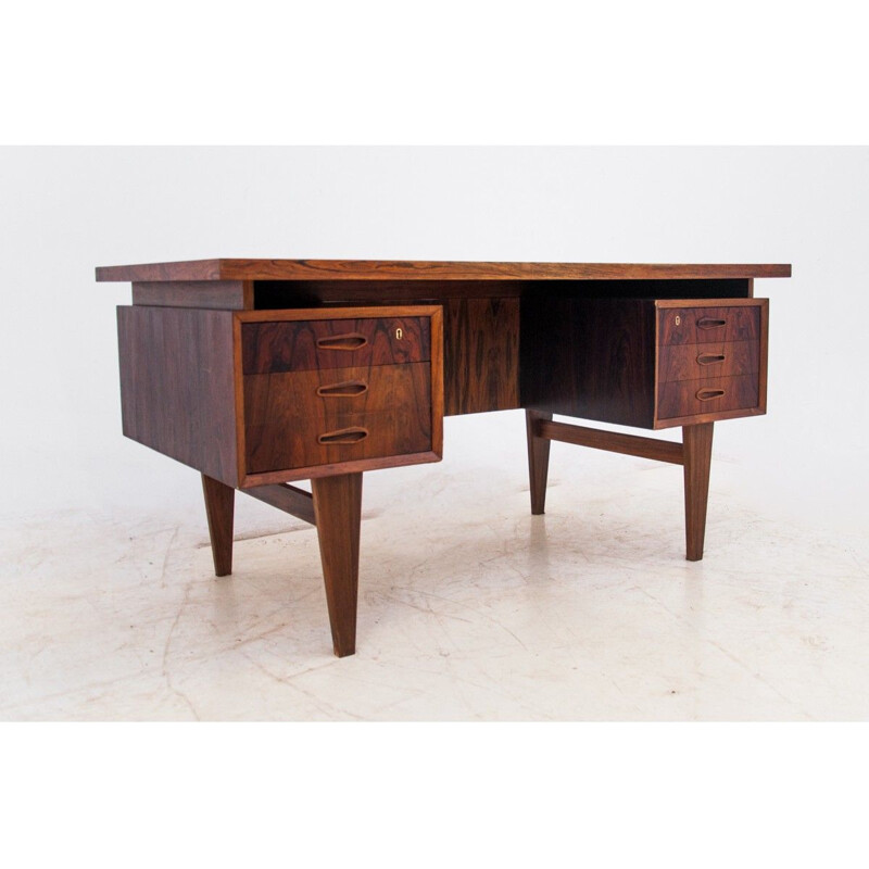 Vintage rosewood desk Denmark 1960s