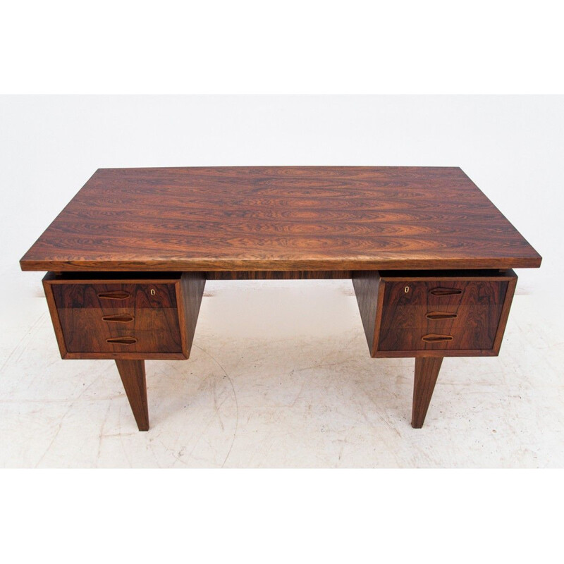 Vintage rosewood desk Denmark 1960s