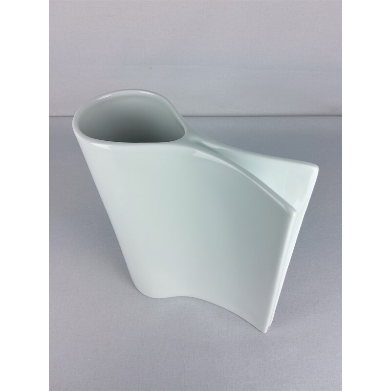 Vintage white porcelain vase by Sarian, 2000