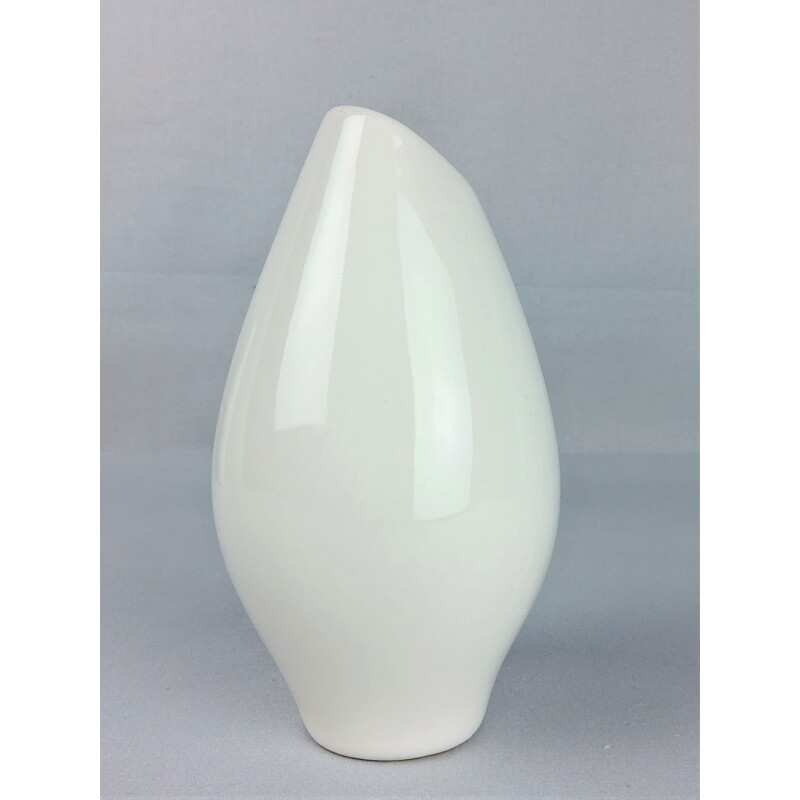 Vintage white ceramic vase by Villeroy et Boch