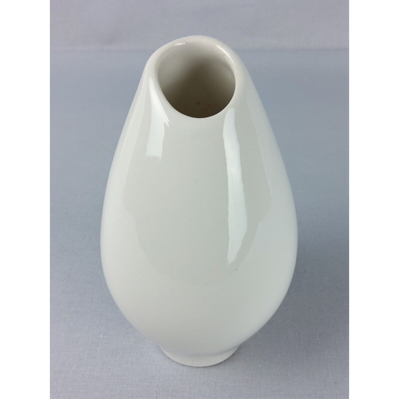 Vintage white ceramic vase by Villeroy et Boch