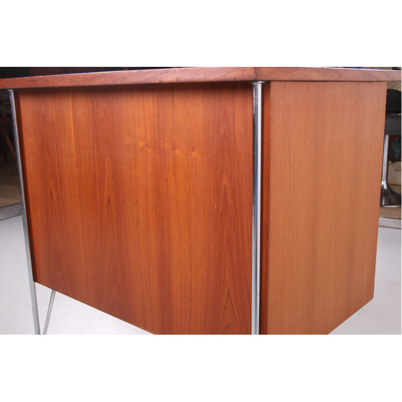 Vintage teak desk by Heinrich Roepstorff 1960s