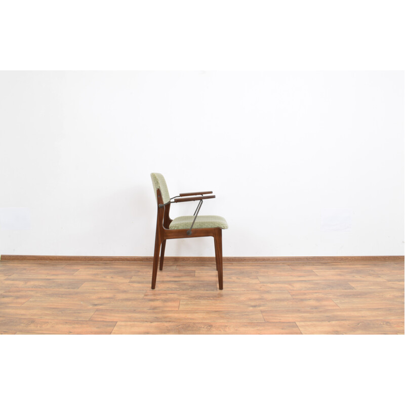 Set of 4 solid teak side chairs Denmark 1960s