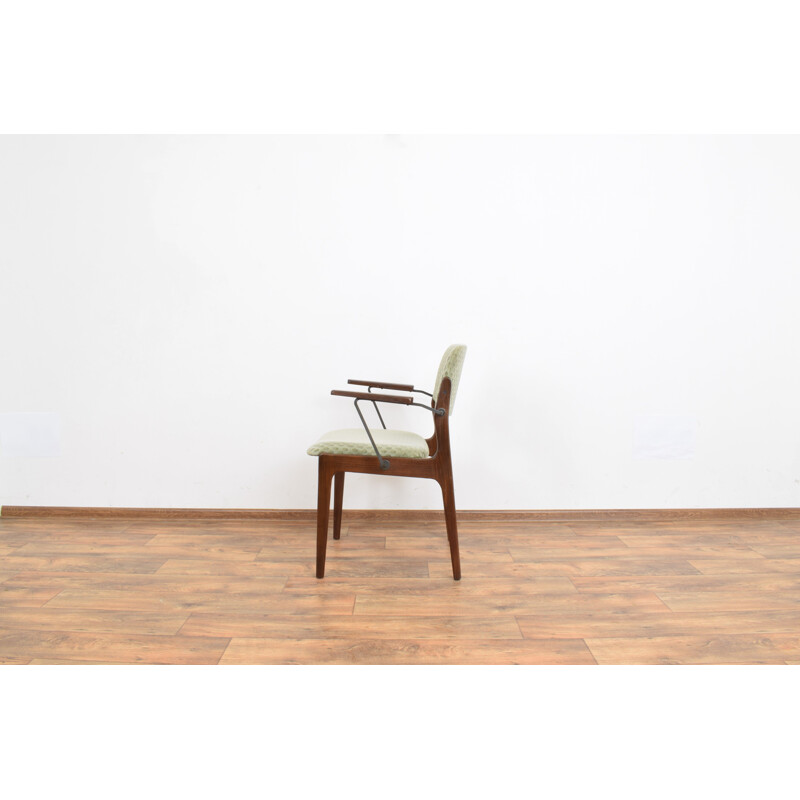 Set of 4 solid teak side chairs Denmark 1960s