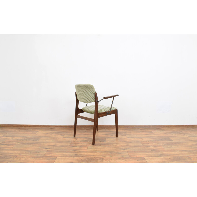 Set of 4 solid teak side chairs Denmark 1960s