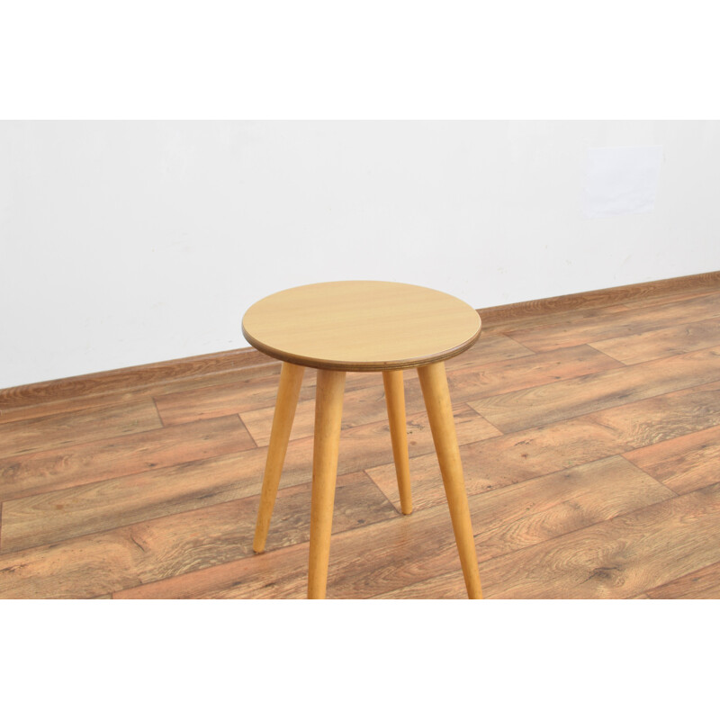 Vintage Polish stool Poland 1960s