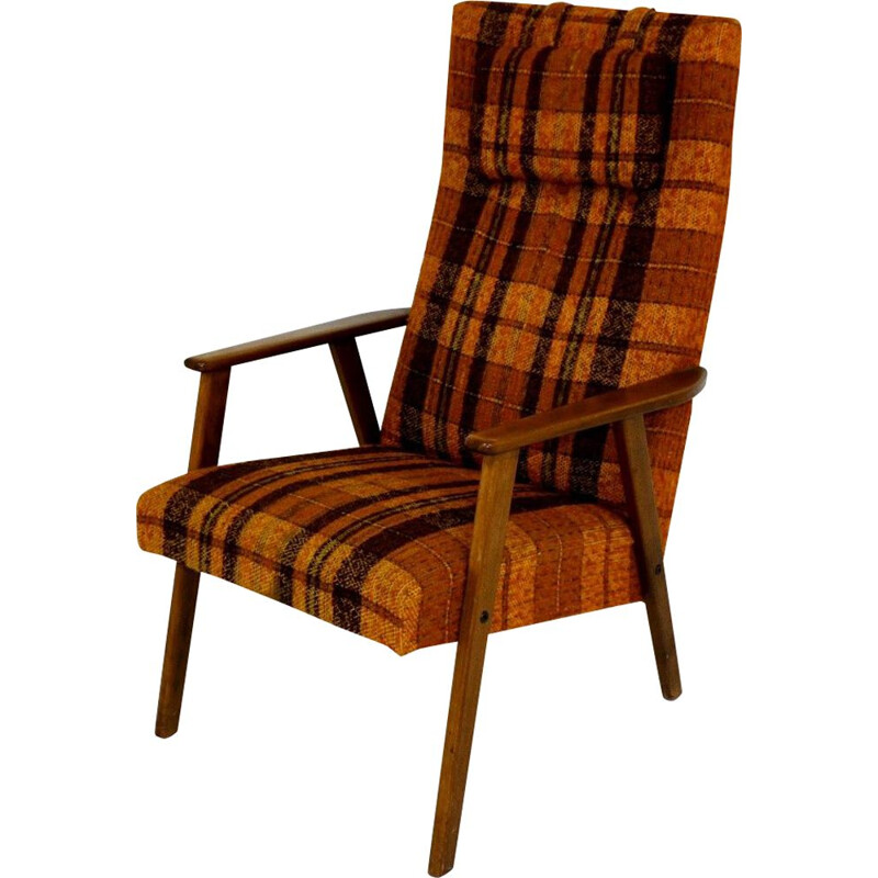 Vintage beechwood armchair Sweden 1960s