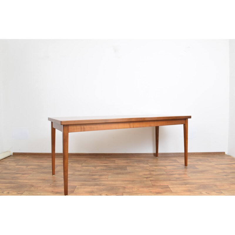 Vintage walnut table Dnanemark 1970s