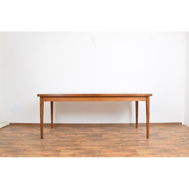 Vintage walnut table Dnanemark 1970s