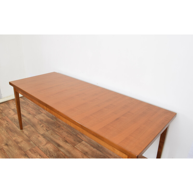 Vintage walnut table Dnanemark 1970s