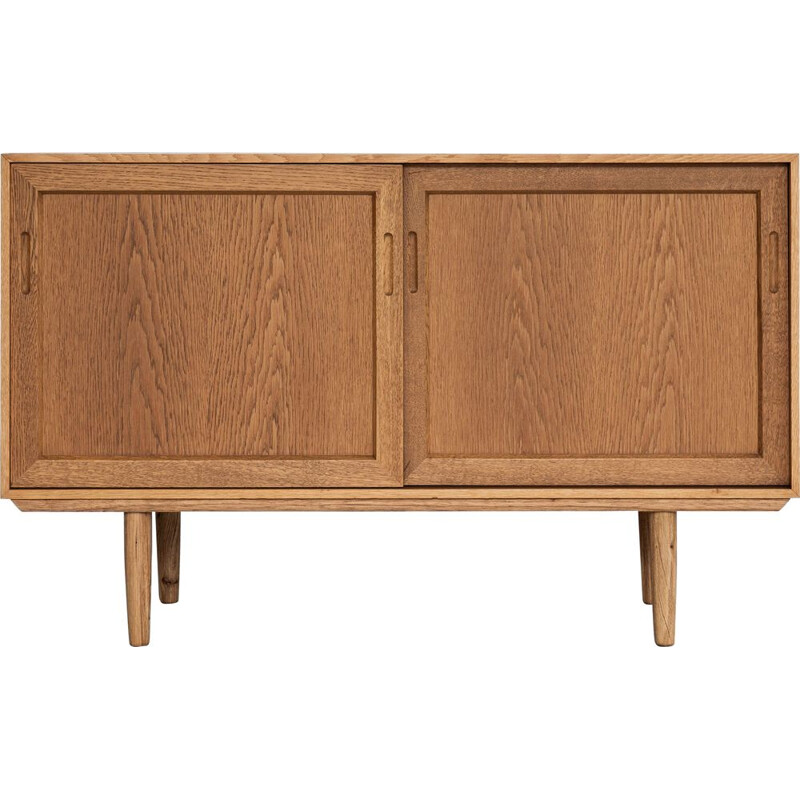 Vintage small oak sideboard Denmark 1960s