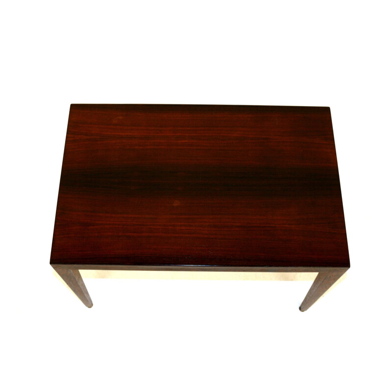 Table d’appoint en palissandre Severin Hansen for Haslev Danemark 1960