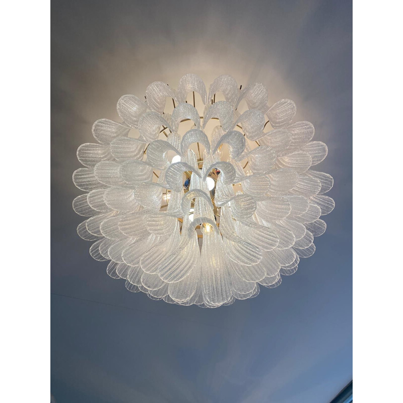 Vintage petal chandelier Paolo Venini