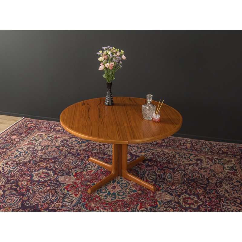 Table vintage en teck scandinave 1960