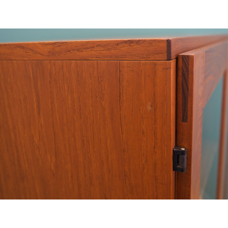 Vintage teak bookcase Denmark 1970s