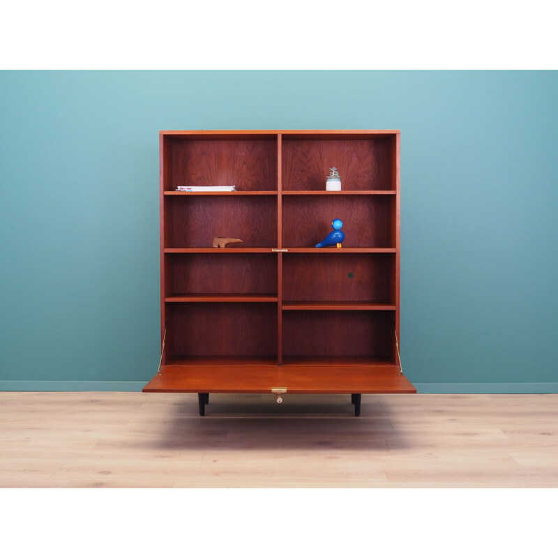 Vintage teak bookcase, Denmark 1970