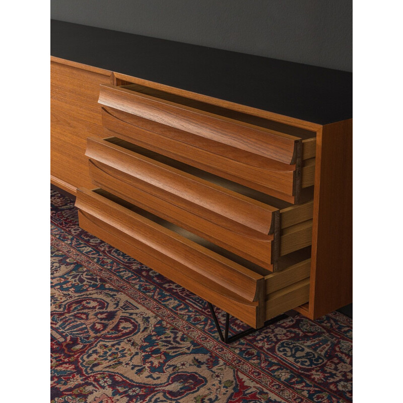 Vintage walnut veneer sideboard 1950s