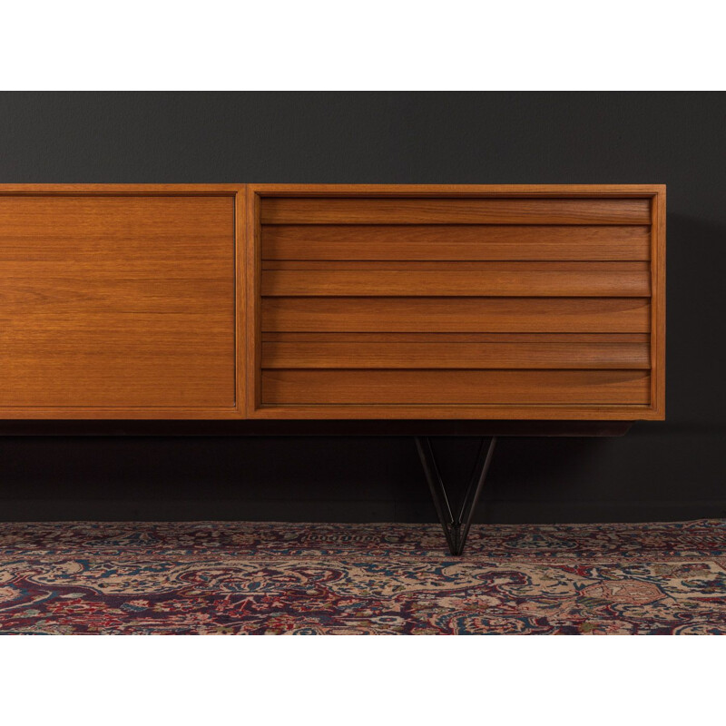 Vintage walnut veneer sideboard 1950s