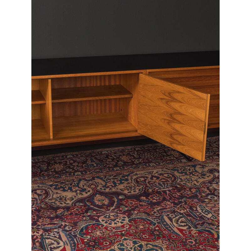 Vintage walnut veneer sideboard 1950s