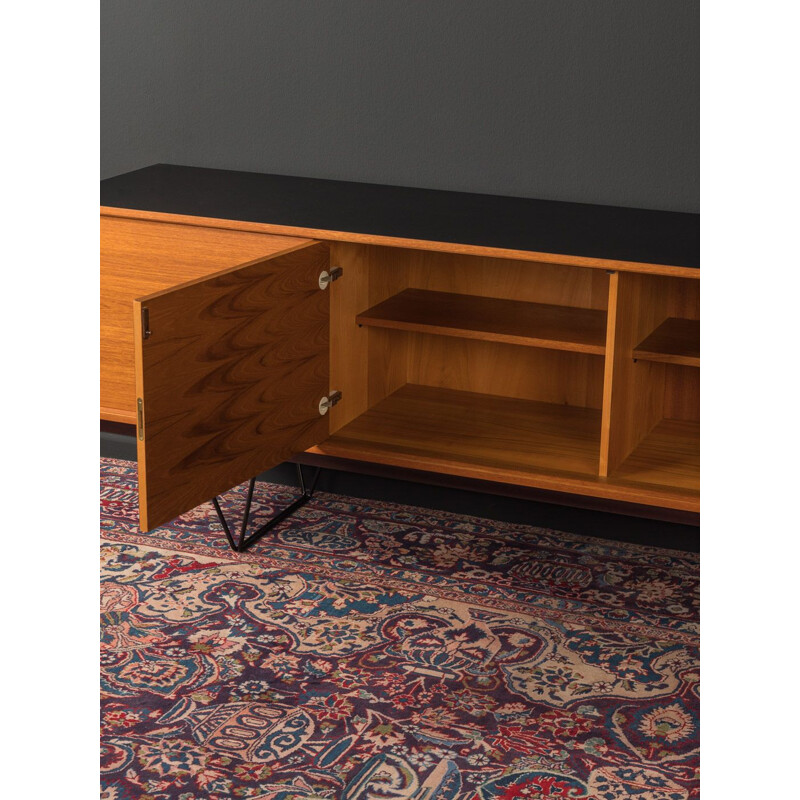 Vintage walnut veneer sideboard 1950s