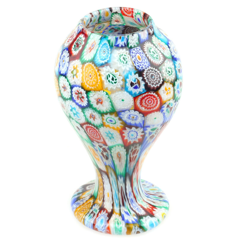 "Millefiori" small vase in Murano glass - 1960s