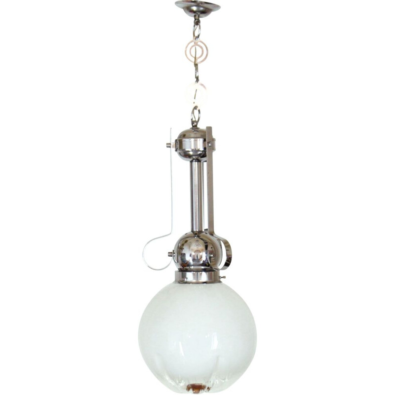 Vintage glass suspension by Mazzega 1970s