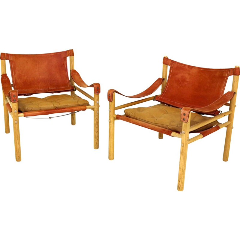 Vintage armchairs Arne Norell 1960s