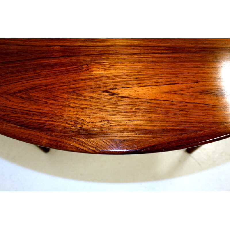 Vintage rosewood table Denmark 1960s