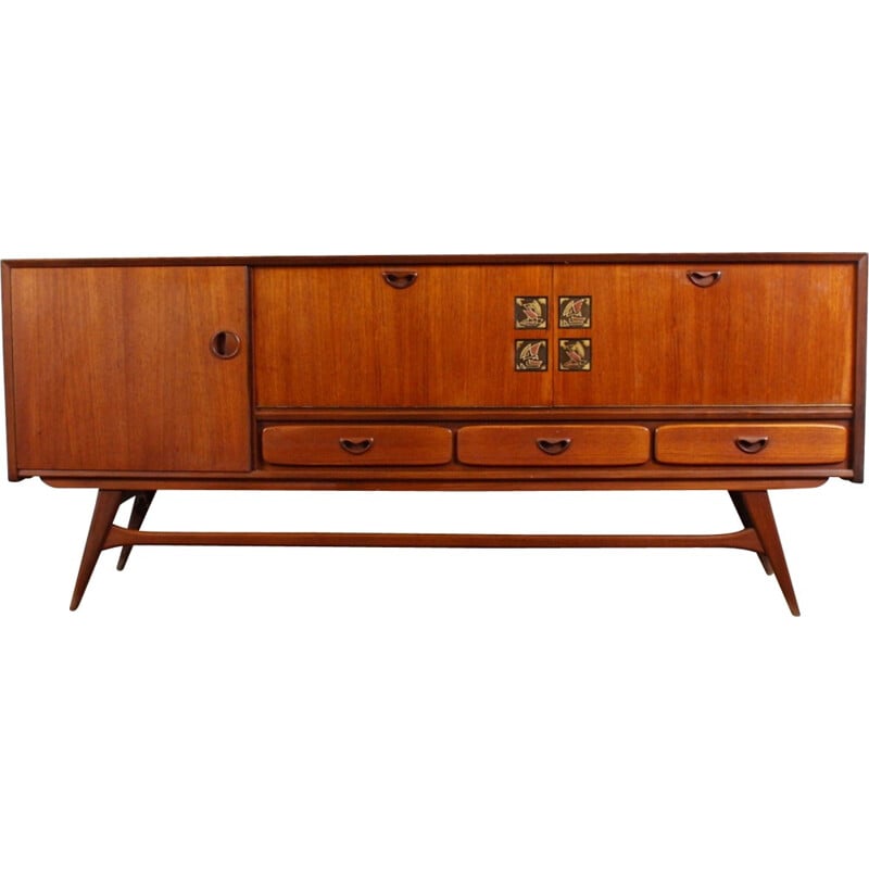 Wébé sideboard in teak wood, Louis VAN TEEFFELEN - 1960s