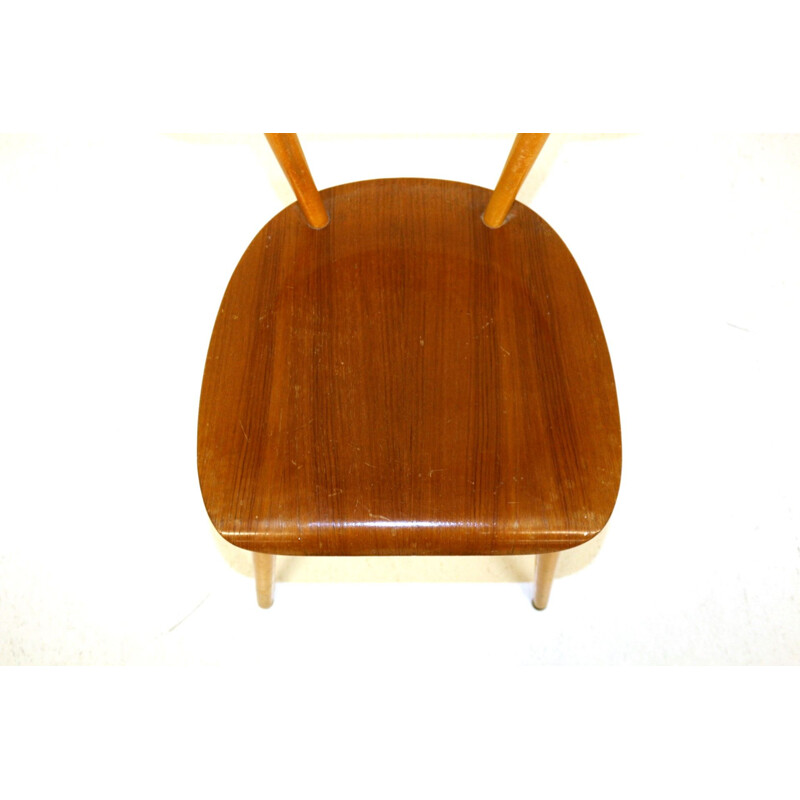 Vintage teak chair Sweden 1950s